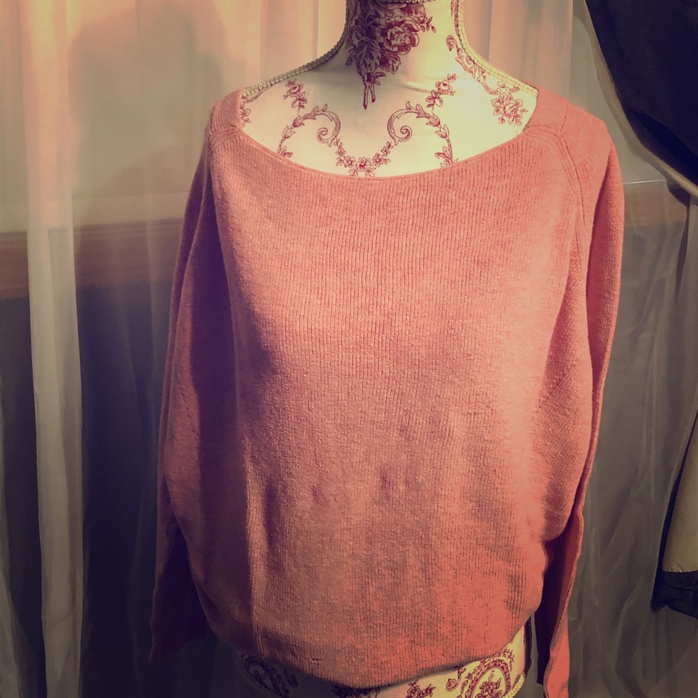🛑STOPnSHOP🛑 Pink Off Shoulder Sweater